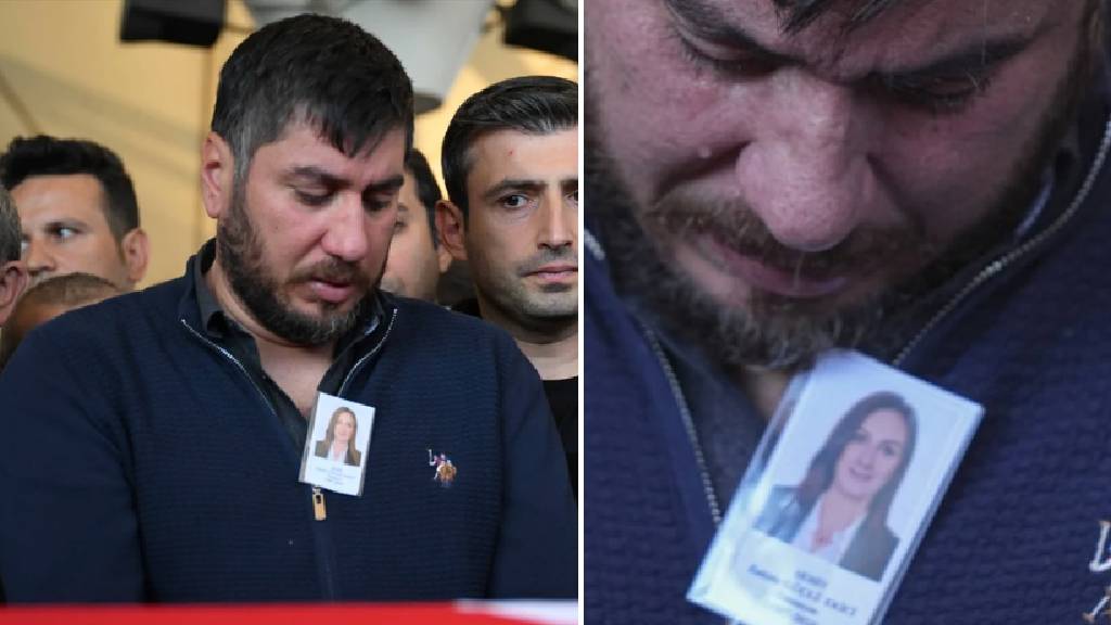 Günün en acı karesi! Evlilik yıldönümünde şehit düşen mühendis Zahide Güçlü Ekici'ye veda...