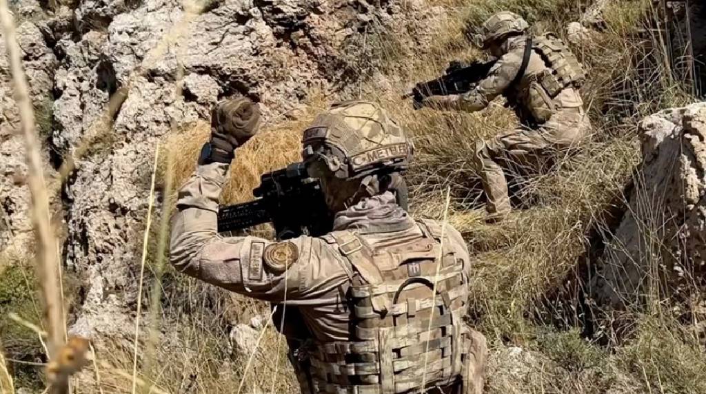 "Gürz-18" operasyonları! Teröristlerin kullandığı 55 mağara, sığınak ve barınma alanı imha edildi