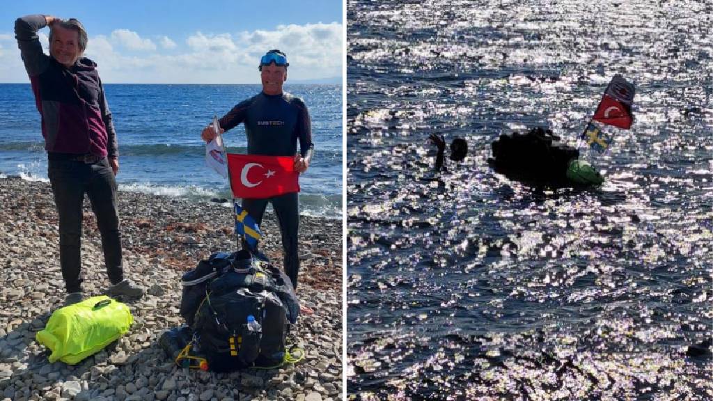 Türkiye'den İspanya'ya yüzüyor! 10 bin kilometreyi 10 yılda yüzecek...