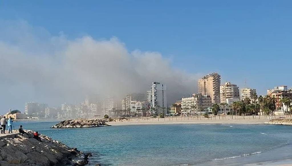 Patlama sesleri duyuldu... İsrail'den Lübnan'a hava saldırısı! 