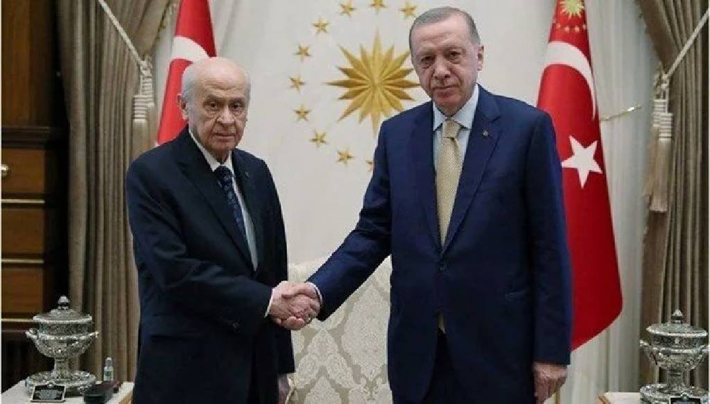 Cumhurbaşkanı Erdoğan, Devlet Bahçeli ile görüştü