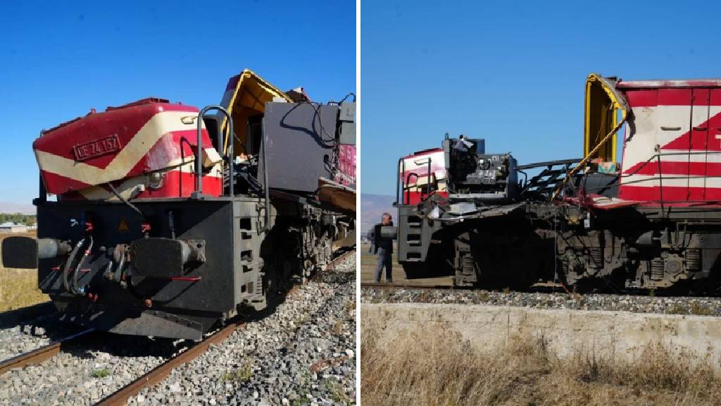 Muş’ta yolcu treni beton pompasına çarptı: 1 ölü, 2 yaralı