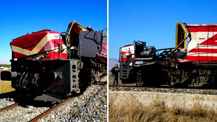 Muş’ta yolcu treni beton pompasına çarptı: 1 ölü, 2 yaralı