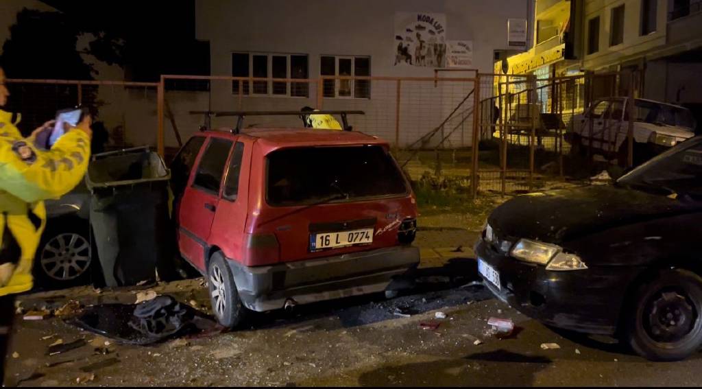 Bursa'da alkollü sürücü, başka otomobilleri biçti! 