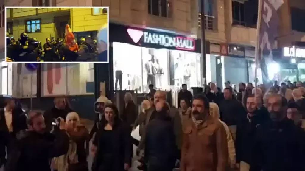 Esenyurt'ta Kürdistan sloganları! Polis müdahale etti...