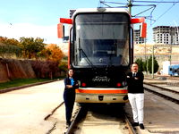 Gaziantep'te karı koca aynı hatta vatman…