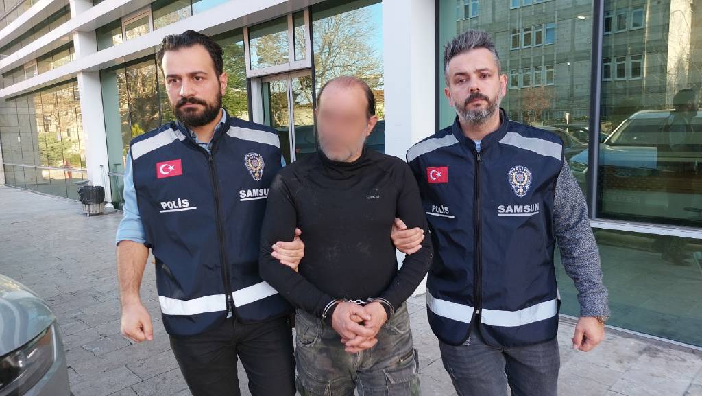 Samsun'da, 2 kardeşi vuran ve evinde cephanelik çıkan enişte tutuklandı
