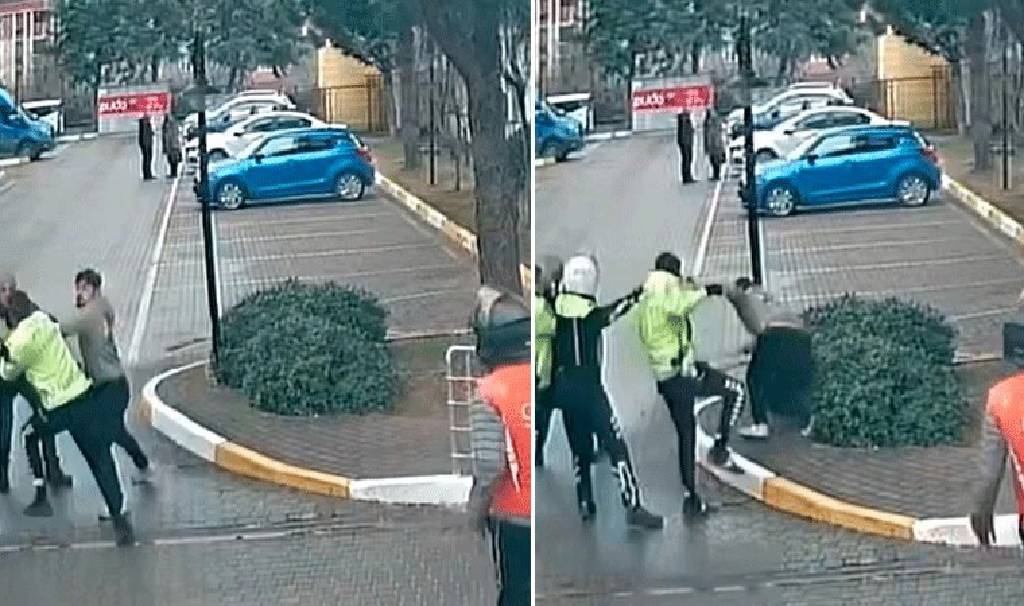 İstanbul'da denetim noktasında arbede yaşandı! Polisin burnunu kırdı...