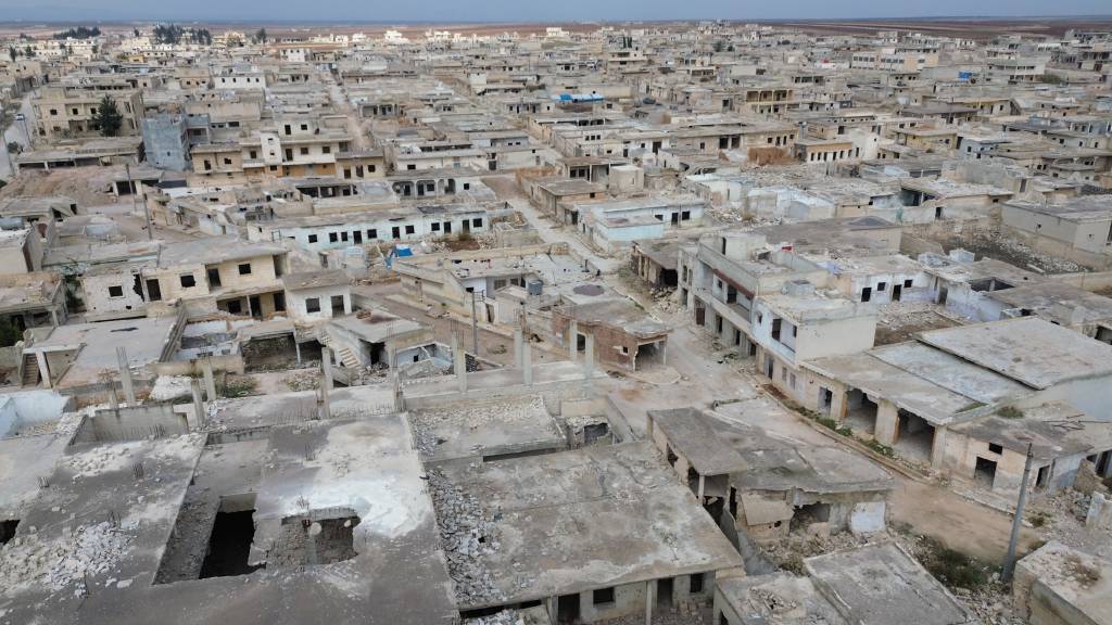 Terör örgütü PKK/YPG'den temizlenen Tel Rıfat’ta, sessizlik hakim…