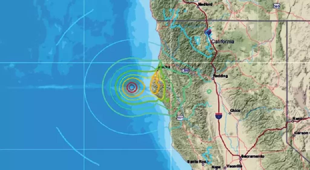 ABD’de California açıklarında 7 büyüklüğünde deprem!