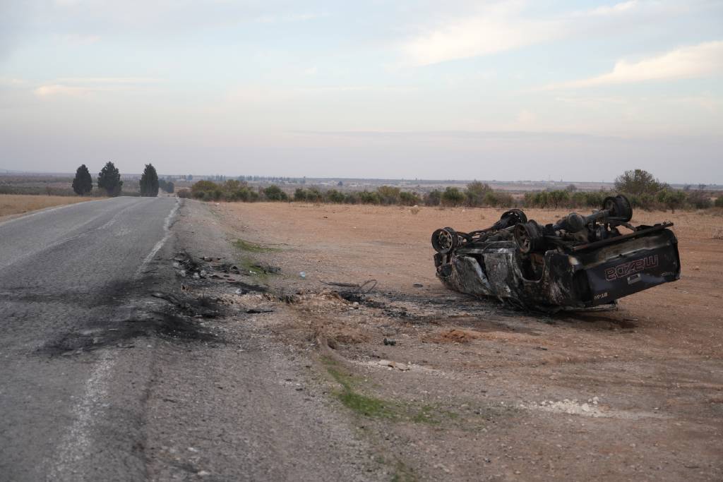 PKK/YPG'den kurtarılan Münbiç'te, çatışmanın izleri hala duruyor