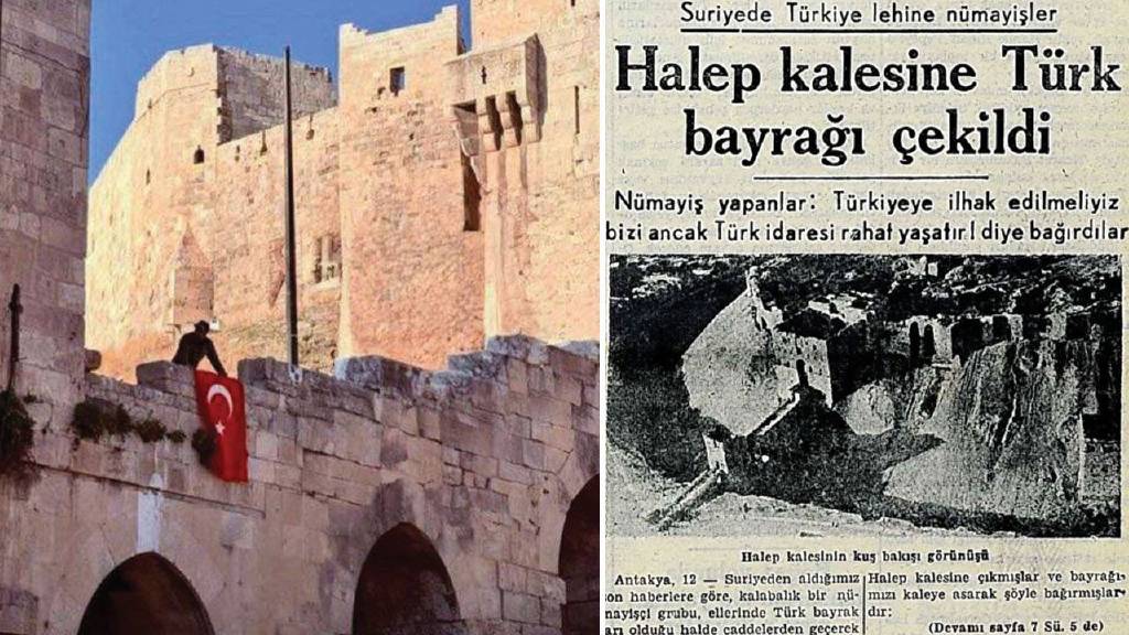 76 yıl sonra yeniden! Halep Kalesi'nde Türk bayrağı dalgalandı...