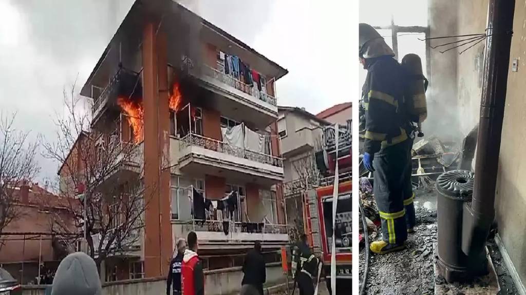 Isparta'da dehşet! Eşiyle tartıştı, çocuğunun da içerisinde bulunduğu evini ateşe verdi!