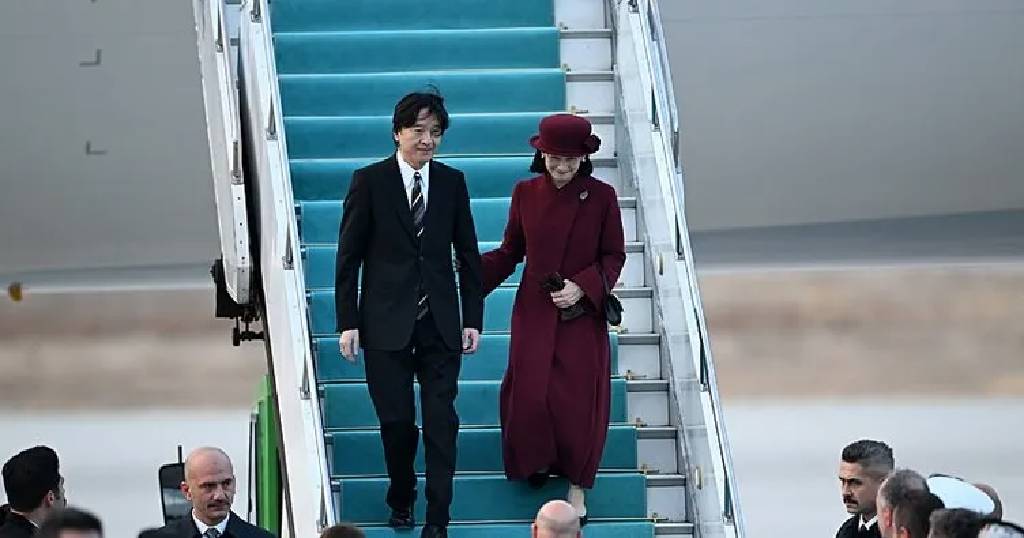 Japonya Veliaht Prensi Fumihito ve Prensesi Kiko Türkiye'ye geldi...