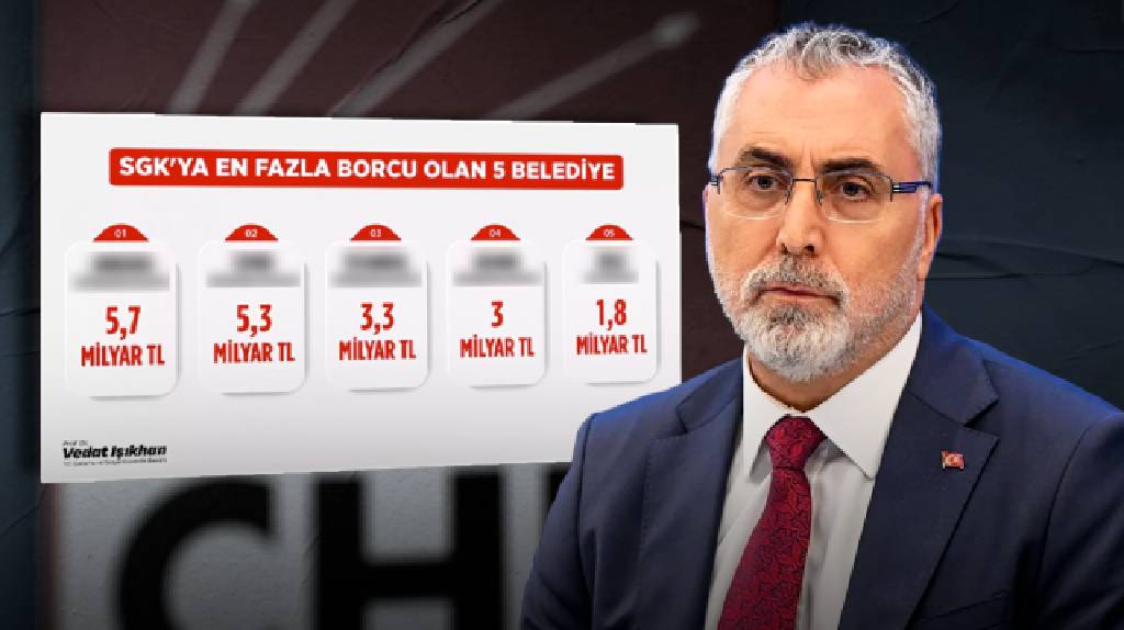Bakan Işıkhan açıkladı: İşte en fazla prim borcu olan 5 belediye...