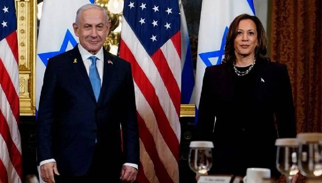 Beyaz Saray'da Netanyahu ile görüşen Harris'ten açıklama