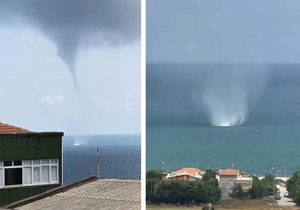 İstanbul'da hortum çıktı!