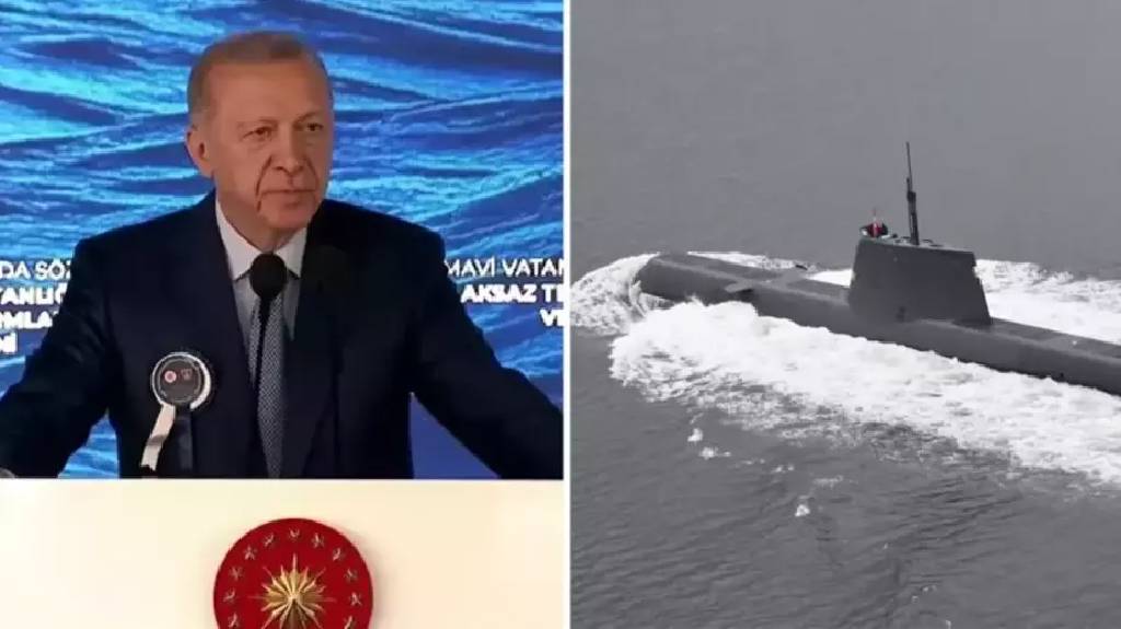 Türkiye'nin yeni denizaltısı "Piri Reis" göreve başlıyor! Erdoğan törende 2 müjde daha verdi