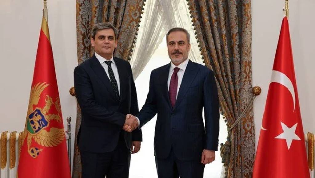 Bakan Fidan, Karadağlı mevkidaşı İbrahimoviç ile görüştü
