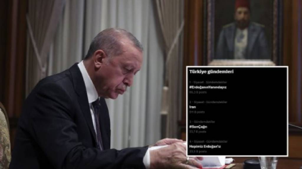 Sosyal medyada Cumhurbaşkanı Erdoğan'a büyük destek: #ErdoğanınYanındayız