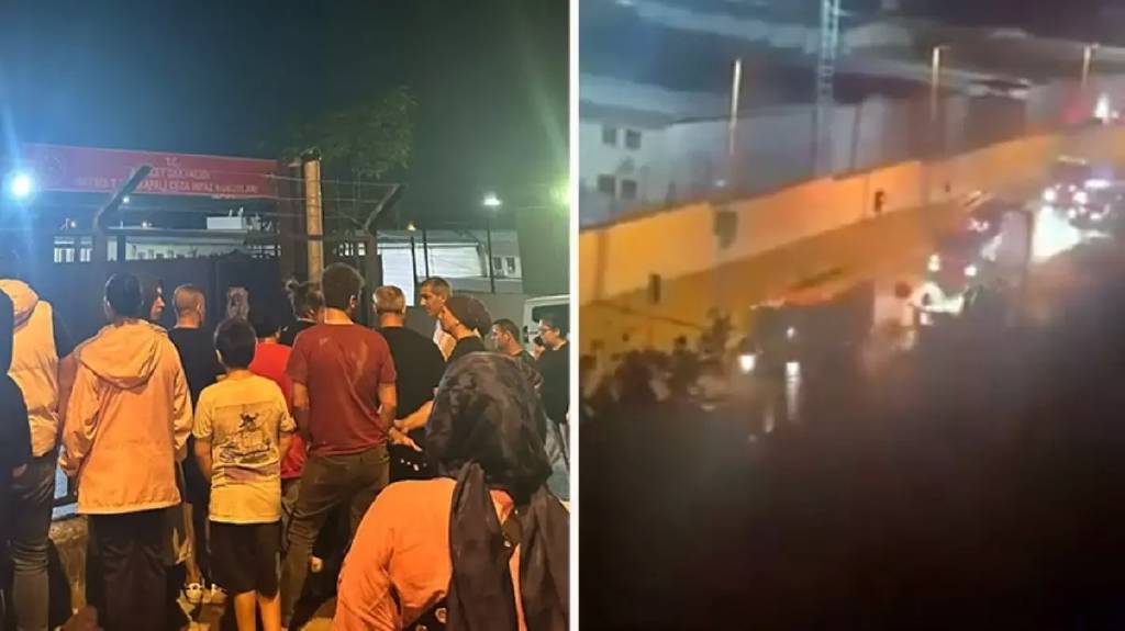 Metris Cezaevi'nde hareketli dakikalar: Mahkum yatağı ateşe verdi!
