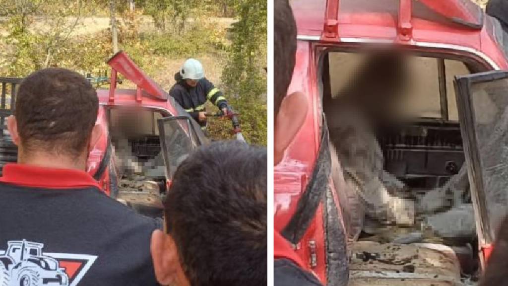 Samsun'da feci olay! Bir vatandaş aracında yanmış halde ölü bulundu
