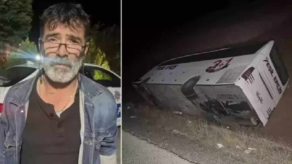 Yolcu otobüsü devrildi: 24 yaralı "Hayatımızı şoför kurtardı"