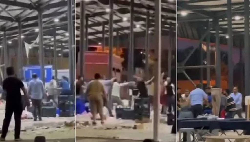 Pazarda dehşet: Tartışmayla başladı, dakikalarca sürdü