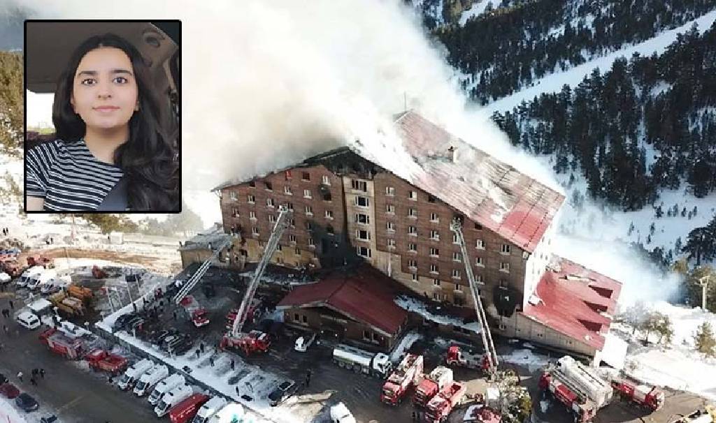 Bolu'daki otel yangınında Dilara öldü: Babası kalp krizi geçirdi