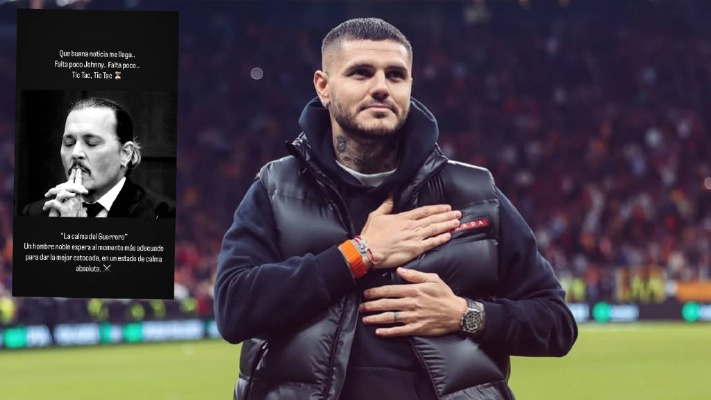 Mauro Icardi'den, Wanda Nara'ya bir Johnny Depp'li gönderme daha… ‘Güzel bir haber geliyor bana’