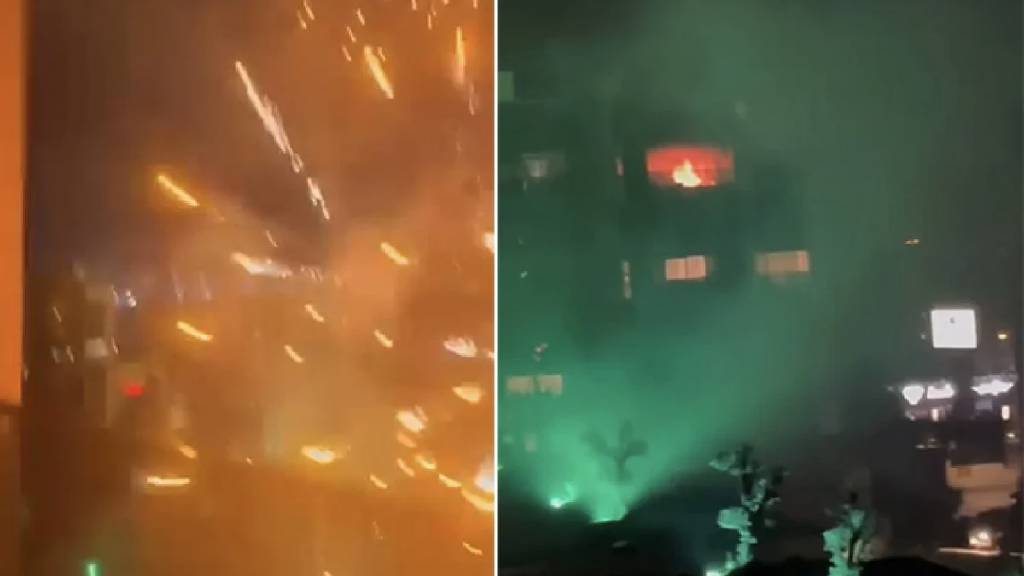 Yılbaşı kutlamalarındaki havai fişekler, evi alev topuna çevirdi!