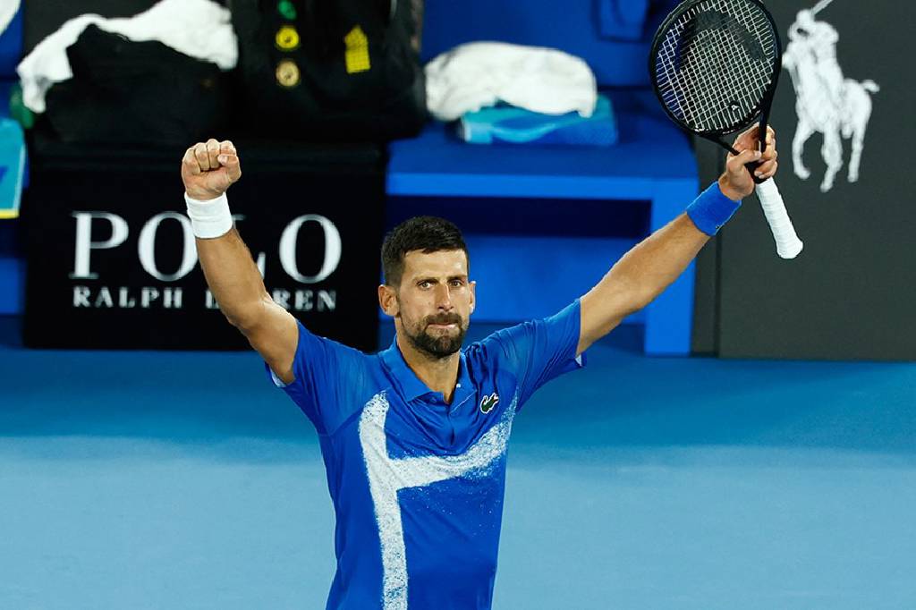 Erken finalde kazanan Novak Djokovic