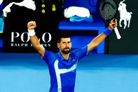 Erken finalde kazanan Novak Djokovic