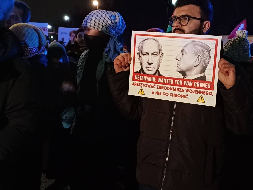 Polonya'da protesto! ‘Netanyahu'yu tutuklayın’