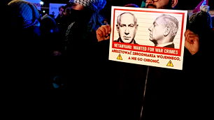 Polonya'da protesto! ‘Netanyahu'yu tutuklayın’