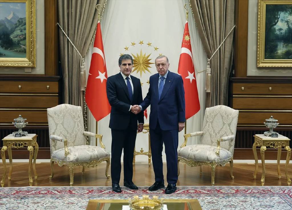 Cumhurbaşkanı Erdoğan, Barzani'yi kabul etti