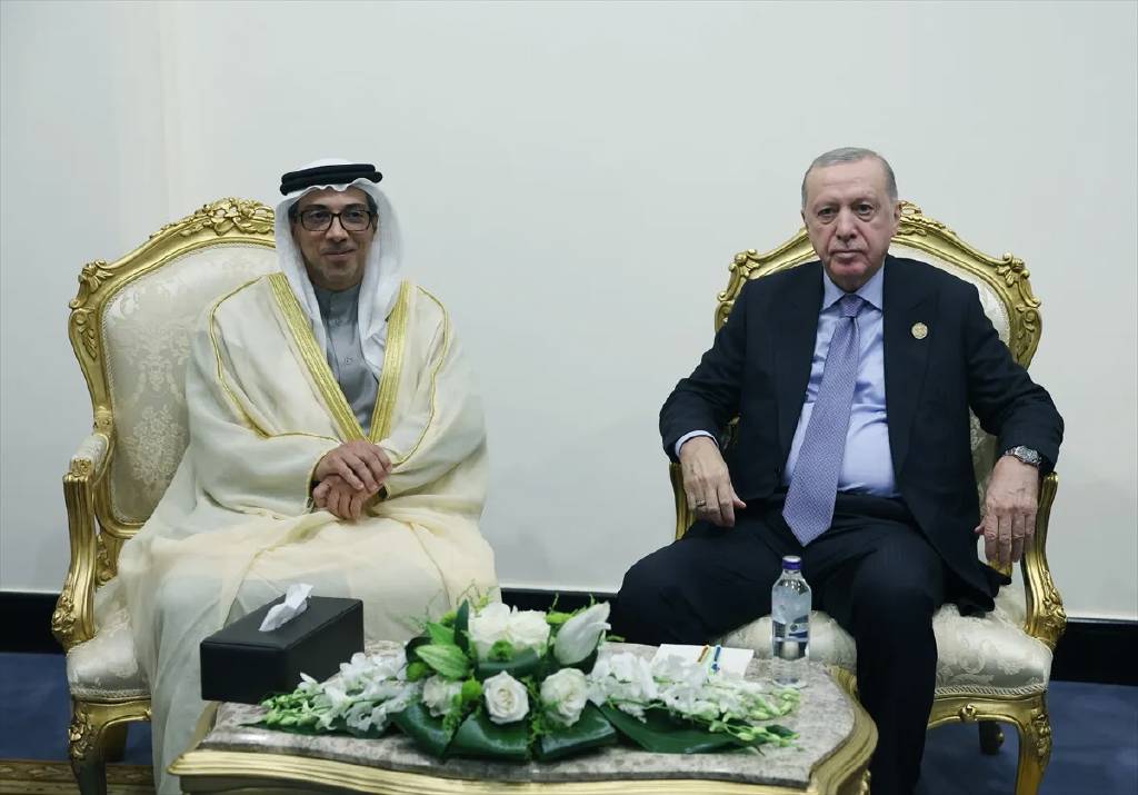 Cumhurbaşkanı Erdoğan, BAE ile bir araya geldi