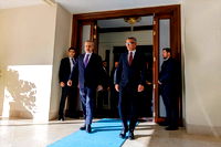 Hakan Fidan, KKTC Cumhurbaşkanı ile görüştü