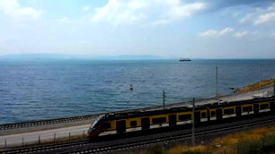 "Yerli ve milli dördüncü tren seti Gaziantep'e ulaştı"