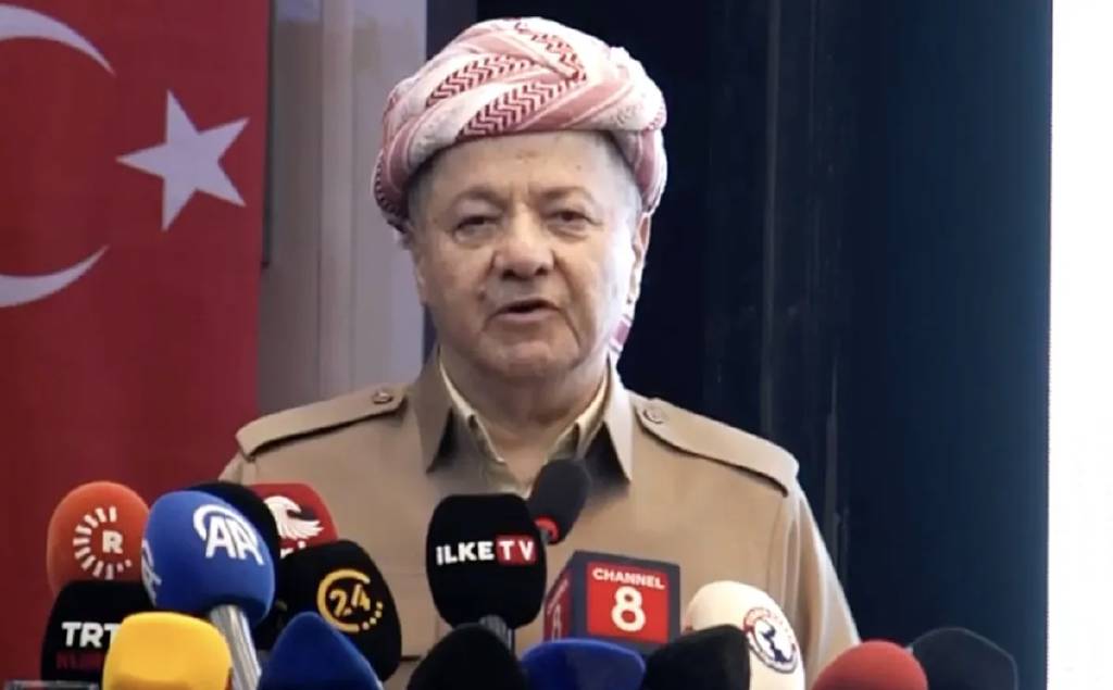 Barzani:" Sayın Cumhurbaşkanına teşekkürü borç biliyorum"