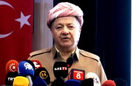 Barzani:" Sayın Cumhurbaşkanına teşekkürü borç biliyorum"