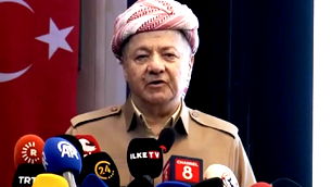 Barzani:" Sayın Cumhurbaşkanına teşekkürü borç biliyorum"