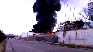 Kırıkkale'de kimya fabrikasında yangın