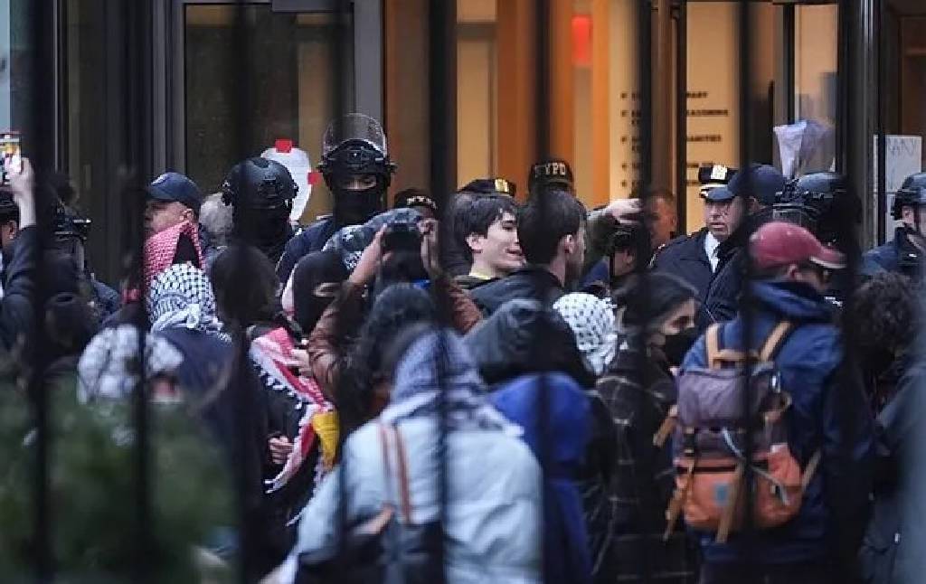 Columbia Üniversitesi'ndeki Filistin yanlısı öğrenci tutuklandı…