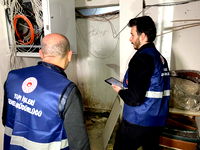 Deprem sonrası İstanbul’da hasar tespit çalışmaları sürüyor…