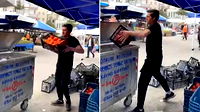 Belediye başkanına tepki gösteren esnaf domatesleri çöpe döktü! 10 kasa domatese 17 milyonluk ceza