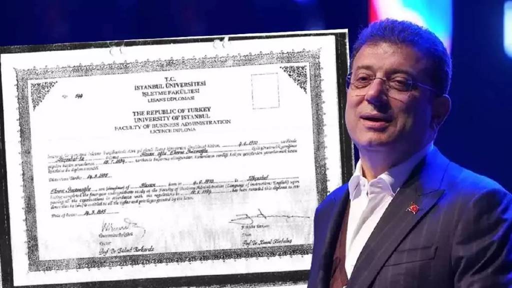 İmamoğlu'nun diploması silindi! "Yüksek lisans mezuniyetini silmeyi unutmuşlar"