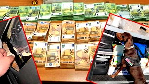 Edirne'de sınırda büyük operasyon! Tırda saklanan 351 bin euro yakalandı...