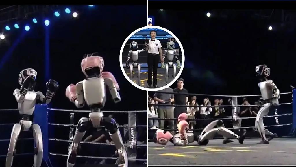 Dünyanın ilk robot boks maçı gerçekleşti!