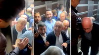 Bursa'da düğüne gelen davetliler asansöre 10 kişi binince mahsur kaldı